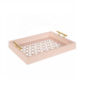 Bandeja Rectangular con mango de Metal, fabricante al por mayor - Product Image 1