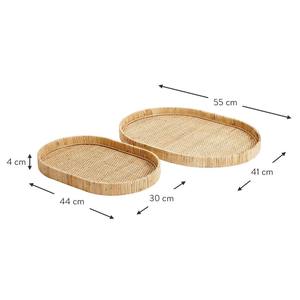 Single <b>Unit</b> Square Woven Rattan <b>Tray</b> Eco-Friendly Decorative <b>Storage</b> Basket Available by Piece for Interior Styling - Product Image 2