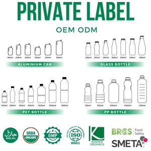 Échantillon gratuit de 320ml de thé à éclater Boba Bubble avec saveur de pêche/sans sucre/faible en gras/OEM de marque privée/bouteille de jus - Product Image 6