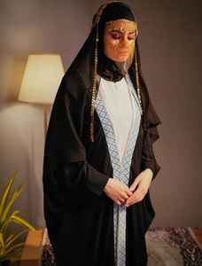 Robe Kaftan Papillon Islamique Noire Bencerraf, Robe Kaftan Turque, Robe de Mode Élégante pour Femmes, Abaya Chic à Motif Uni - Product Image 3