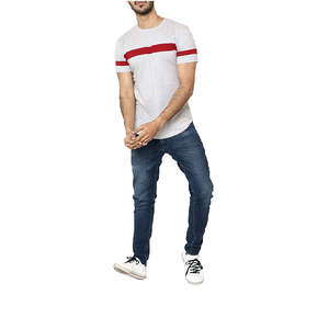 Camiseta de Manga Corta 100% Algodón Lavado con Logotipo Personalizado, Estilo Hip Hop, Tejido de Punto, Tallas Grandes para Hombre - Product Image 4