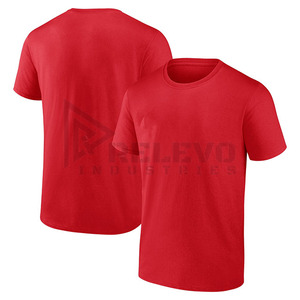 Camiseta de Algodón Lisa para Hombre, Manga Corta, Cuello Redondo, Corte Regular, Estilo Informal, Color Sólido, Tejido de Punto Jersey, Camiseta Elástica para Mujer - Product Image 4