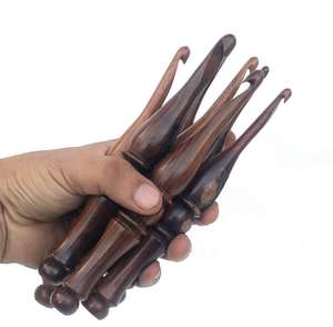 Ensemble de crochets en laine écologiques de qualité supérieure, simples, ronds, 20 cm, pour le tricot et le crochet faits main - Product Image 1