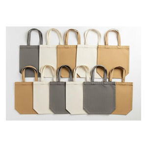 กระเป๋าผ้าฝ้ายรีไซเคิล 100% ธรรมชาติ ขายดี กระเป๋าผ้าแคนวาสสำหรับช้อปปิ้ง พร้อมโลโก้สั่งทำ - Product Image 1