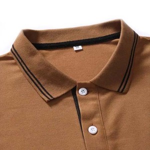 Men Clothing Plus Size Polo <b>T</b>-<b>Shirts</b> Short Sleeve Custom Logo Stand <b>Collar</b> Embroidery Polo Tee <b>Shirts</b> Oversize Cotton Polo <b>Shirt</b> - Product Image 4