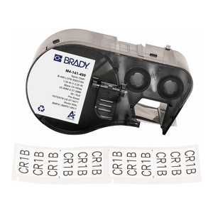 For Brady Nylon Flag <b>Labels</b> with Aggressive Adhesive for M4/M5 <b>Cable</b> <b>Labeling</b> - Product Image 1