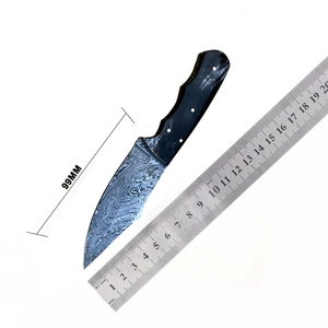 Couteau de chasse artisanal en acier de Damas, couteau de bushcraft haut de gamme pour l'extérieur, lame en acier à motif forgé à la main, manche durable, OEM ODM - Product Image 6