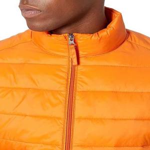 High Street 2025 <b>Men's</b> Waterproof Puffer Jacket Customized <b>Long</b> Sleeve Polyester Zipper Closure Winter <b>Coat</b> with OEM Service - Product Image 5
