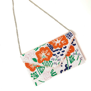 Custom Durable Foldable Floral Beaded Handmade Clutch Purse <b>Sequin</b> Evening Bag Embroidered Casual <b>Handbags</b> - Product Image 2