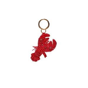 Porte-clés brodé de perles écologiques, motif animal cochon, œuvre d'art unique, personnalisable, cadeau mignon - Product Image 2