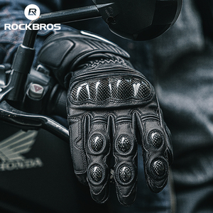 Gants de course en cuir pour moto, coupe-vent, compatibles écran tactile, protection optimale, nouvelle conception personnalisée 2026, haute qualité - Product Image 4