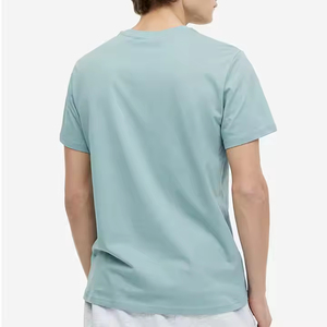 Camisetas de Hombre de Alta Calidad 100% Algodón, con Logotipo Personalizado, Cuello Redondo, Corte Normal, Ajuste Slim, Opciones de Tallas Grandes, Diseño Liso - Product Image 3