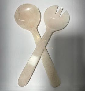 Ensemble de résine avec miroir à long manche, poli, léger, design minimaliste, écologique et compatible lave-vaisselle pour les voyages - Product Image 2