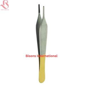 Pinzas de Adson TC Manuales al por Mayor de BISONS, Acero Inoxidable de Grado Quirúrgico, Certificación CE, Tamaños Personalizables - Product Image 3