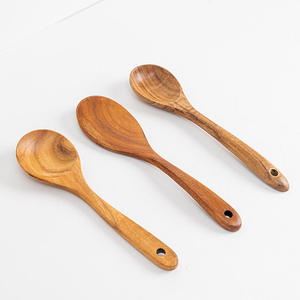 Juego de cubiertos de madera de acacia, mango, pino, madera roja y otras maderas disponibles con diseño personalizado por M.I.G. EXPORTACIONES. - Product Image 4