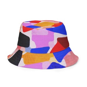 Chapeau Bob à Motif Géométrique Tendance Printemps-Été Décontracté en Toile de Polyester avec Impression Numérique par Transfert Thermique – En Vente - Product Image 4