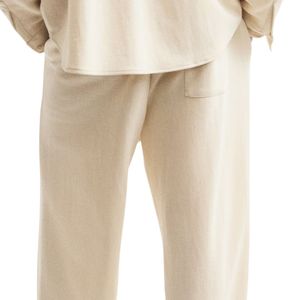 <b>Mens</b> Relaxed Fit Interlock Joggers Casual Wide Leg Sweatpants Soft Athletic Trousers Gym Workout <b>Lounge</b> <b>Pants</b> <b>for</b> Everyday - Product Image 4