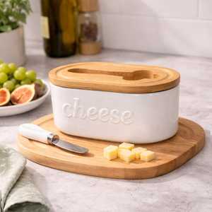 Conteneur de rangement de cuisine de luxe avec couvercle en bois pour une organisation élégante de la garde-manger et une décoration moderne du comptoir - Product Image 5