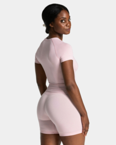 Camiseta de Mujer de Primera Calidad, 100% Algodón y Elastano, Manga Raglán, Corte Ajustado, Impresión de Logotipo Personalizado - Product Image 2