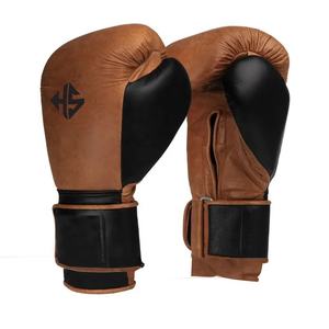 ถุงมือมวยไทย12ออนซ์หนังแท้สำหรับผู้ชายถุงมือ MMA แบบกำหนดเองจากผู้ผลิตใหม่ - Product Image 4