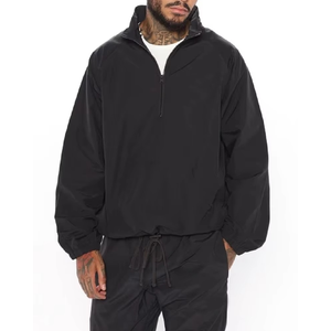 Custom Logo Men Windbreaker <b>Jacket</b> 100% Polyester <b>Lightweight</b> Sportswear Jogging Training <b>Jacket</b> Spring Outdoor <b>Running</b> Wear OEM - Product Image 5