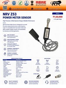 Nouvelle machine de test NRV Z53, capteur de puissance, mesure de puissance RF haute précision, large plage dynamique pour laboratoire et terrain - Product Image 1