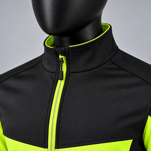 Veste de cyclisme réversible pour homme, fermeture éclair intégrale, coupe-vent, séchage rapide, écologique, manches longues, VTT, vêtements de sport OEM, grandes tailles - Product Image 6