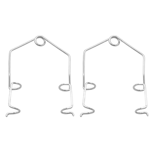 Espéculo de alambre Kratz-Barraquer con hojas de alambre abierto, retractor oftálmico de párpados de acero inoxidable premium, instrumento quirúrgico reutilizable - Product Image 6