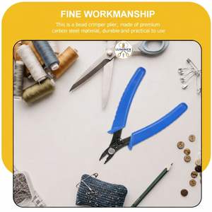 Lot de 2 pinces à perles, mini-outils pour bijoux, pour sertir les perles, pinces à sertir rondes - Product Image 5