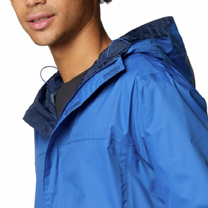 Chaqueta de lluvia cómoda para hombre, fabricada en fábrica, a la venta, con diseño de logotipo personalizado, chaqueta cortavientos, ropa de calle, impermeable. - Product Image 5