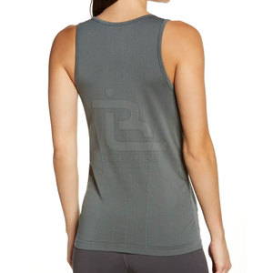 Ropa de Gimnasio sin Mangas, Nuevo Estilo, Camisetas de Tirantes para Mujer en Stock, Hechas de Algodón y Poliéster - Product Image 2