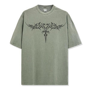 เสื้อยืดเจอร์ซีย์ทรงโอเวอร์ไซส์ 240 GSM แบบดรอปโชว์เดอร์ สไตล์สตรีท ผ้าคอตตอนหนา  ผู้ผลิตเสื้อยืดเปล่า รับผลิตแบบ OEM แบรนด์ส่วนตัว บังกลาเทศ - Product Image 2