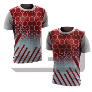 Camiseta Deportiva Premium 100% Algodón, Personalizada, Transpirable, de Secado Rápido, Cuello en V, Unisex, Ropa Deportiva para Adultos - Product Image 5