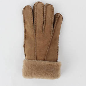 Gants en cuir véritable chauds et imperméables pour l'extérieur, gants thermiques d'hiver en cuir – Fournisseur en gros - Product Image 1