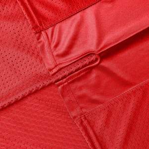Maillots de football de couleur rouge prêts à être expédiés, fournisseur OEM et ODM, en stock, maillots de football de qualité supérieure pour les équipes universitaires, en vente. - Product Image 4