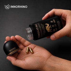 ขวดพลาสติก PS แบบโดมทรงกระสุน พรีเมียม ขนาด 5 มล. 8 มล. 10 มล. 15 มล. 35 มล. 60 มล. สำหรับบรรจุภัณฑ์อาหารเสริมแคปซูลตงกัตอาลี รับผลิตแบบ ODM/OEM - Product Image 2