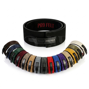 OEM ODM Genuine Leather Lever Buckle Weight Lifting Heavy Duty Deadlifting Gym Training Fitness Custom Thick Support <b>Belt</b> - Product Image 1