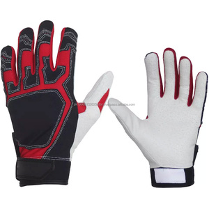 Nouveau style, meilleures ventes : Gants de frappeur de baseball en cuir à manchette longue, qualité supérieure, robustes, pour entraînement, usage intérieur/extérieur, haute performance - Product Image 6