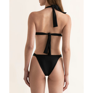 Conjunto de bikini deportivo para mujer, traje de baño de dos piezas, top con sujetador acolchado, parte inferior ajustable para piscina, playa o vacaciones - Product Image 2