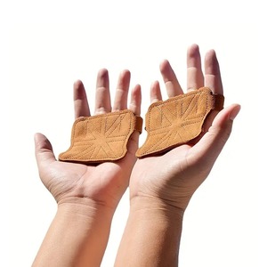 Custom Gym <b>Grip</b> Pads Non Slip <b>Weight</b> <b>Lifting</b> Hand <b>Grips</b> for Strength Training Fitness Workout - Product Image 2