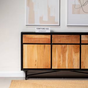 Consola y Buffet Vandana Pebble Sereno para Interiores de Hogar Modernos y Elegantes, con Almacenamiento - Product Image 6