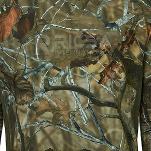 Chemises de chasse à manches longues haute performance pour hommes - Écologiques, séchage rapide, respirantes, pour l'hiver, décontractées, en mélange de coton - Product Image 6