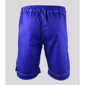 Meilleurs shorts de MMA, BJJ et lutte personnalisés avec logo par sublimation pour hommes, en Spandex, équipement de gym, livraison rapide OEM, boxe, combat, bleu pour hommes - Product Image 3