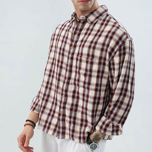 Chemise en flanelle pour homme respirante, entièrement doublée, avec logo et design personnalisés de haute qualité, service OEM, prix raisonnable - Product Image 5