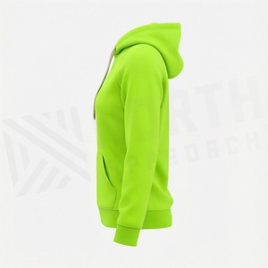 เสื้อฮู้ดผู้หญิงขายส่ง ผ้าไม่เป็นขุย ระบายอากาศได้ดี สไตล์สตรีทแวร์ เสื้อสเวตเชิ้ตแบบพื้นฐาน สีสันปรับแต่งได้ - Product Image 3