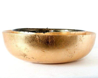 Bol de spa en cuivre martelé, grand format, pour pédicure et bain de pieds, fait main, résistant à la chaleur, moderne, de luxe, écologique, personnalisable
