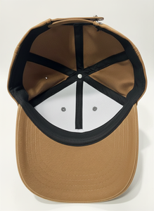 Casquette de baseball unisexe kaki 6 panneaux en sergé de coton couleur unie, ajustement réglable, chapeau décontracté pour adultes avec logo personnalisé, casquette sportive - Product Image 5