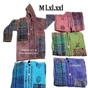 เสื้อแจ็คเก็ตผ้าฝ้ายมีฮู้ดสำหรับฤดูหนาวจากอินเดีย, ใหม่เสื้อแจ็คเก็ตผ้าฝ้ายมีซิปสำหรับฤดูหนาว - Product Image 1