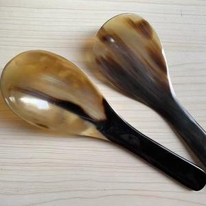 Cuillères en corne de buffle de qualité export pour le thé, le café, le miel, ensemble de cuillères de cuisine, meilleur prix et excellente qualité - Product Image 1