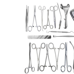 Ensemble d'instruments de chirurgie mineure, kit d'instruments chirurgicaux médicaux en acier inoxydable de haute qualité pour interventions chirurgicales mineures - Product Image 1